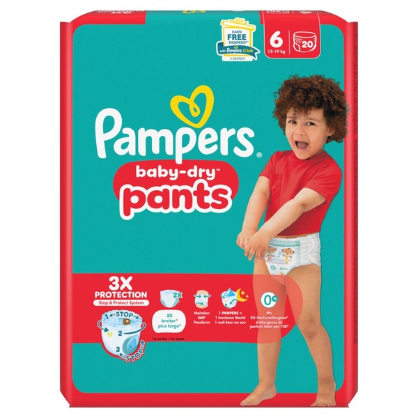 Pampers baby-dry pants maat 6 voorkant