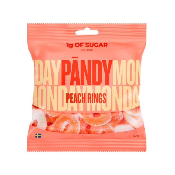 Pandy Snoep Peach Rings voorkant