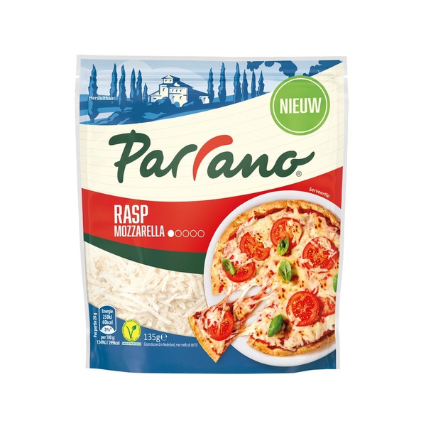 Parrano mozzarella rasp voorkant