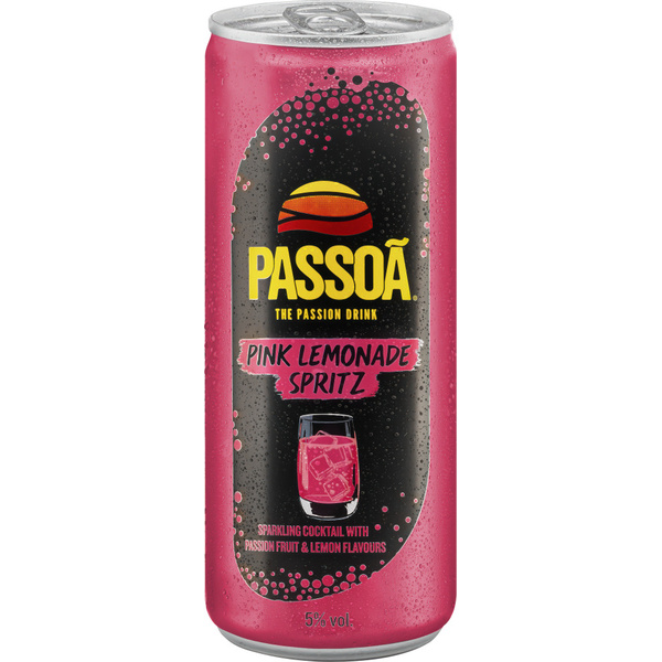 Passoa Pink lemonade voorkant
