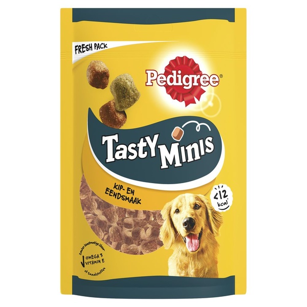 Pedigree kip & eend bites voorkant