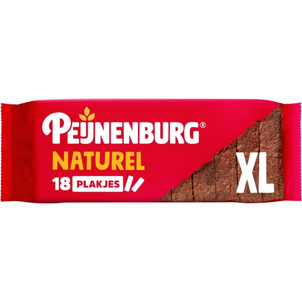 Peijnenburg ontbijtkoek naturel gesneden voorkant