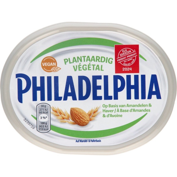 Philadelphia roomkaas plantaardig voorkant
