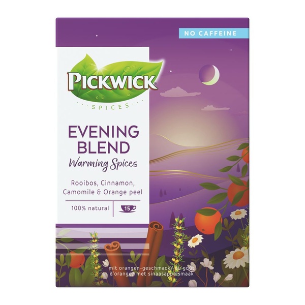 Pickwick thee evening blend warming spices voorkant