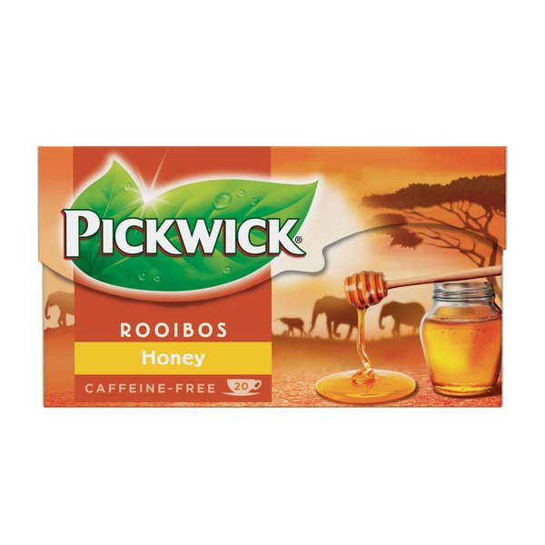 Pickwick thee rooibos honey voorkant
