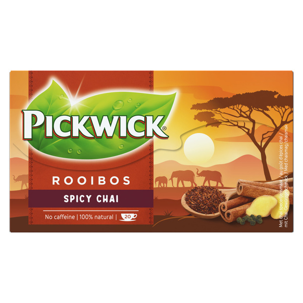 Pickwick Thee Rooibos spicy chai voorkant