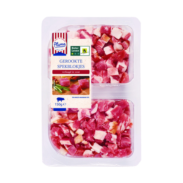 Pluma spek blokjes voorkant