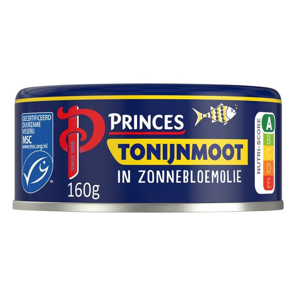Princes tonijnmoot in zonnebloemolie voorkant
