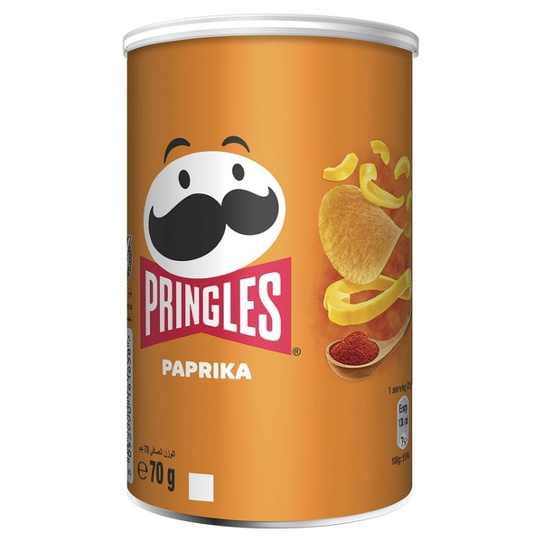 Pringles chips hot paprika voorkant
