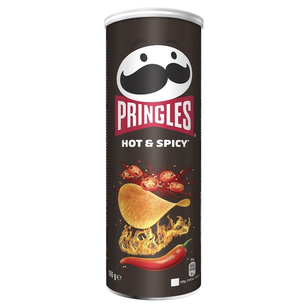 Pringles chips hot & spicy voorkant