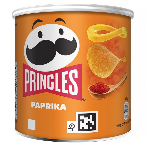 Pringles paprika 40gram voorkant