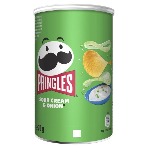 Pringles sour cream onion voorkant