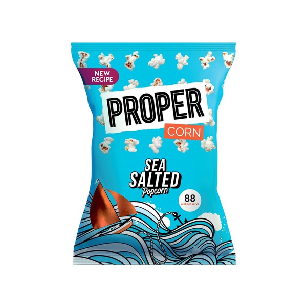 Propercorn popcorn sea salted voorkant