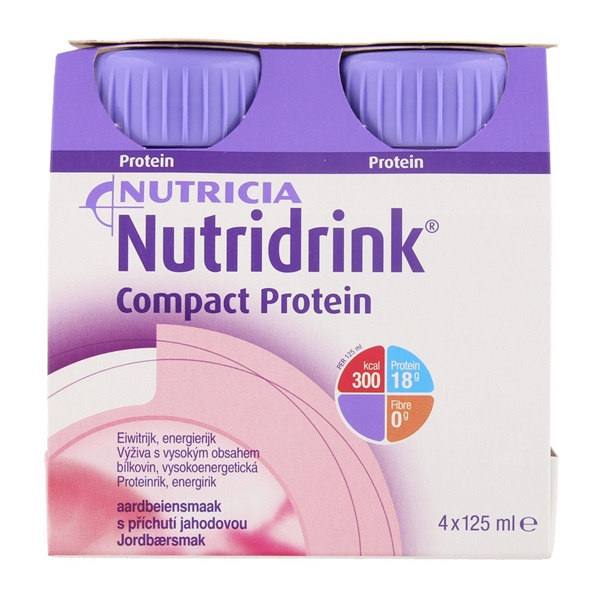 Proteine Aardbei 4x200 ml voorkant