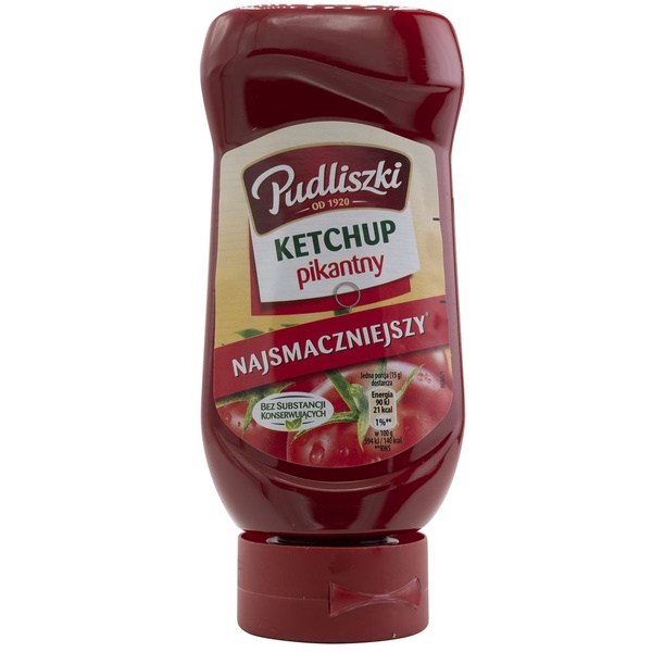 Pudliszki Ketchup pikantny voorkant