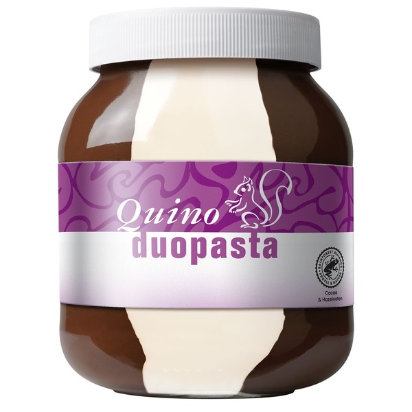 Quino chocoladepasta duo voorkant
