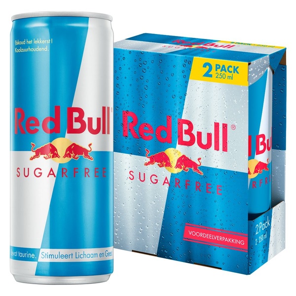 Red Bull energy drink sugarfree voorkant