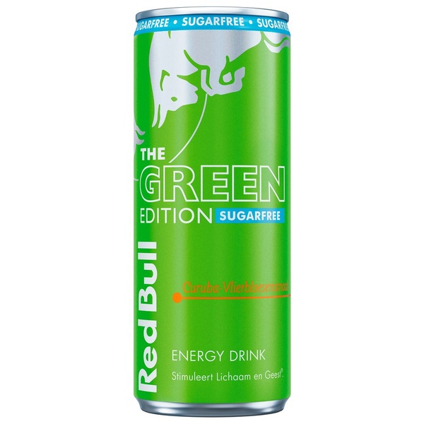 Red Bull energy green edition sugarfree voorkant