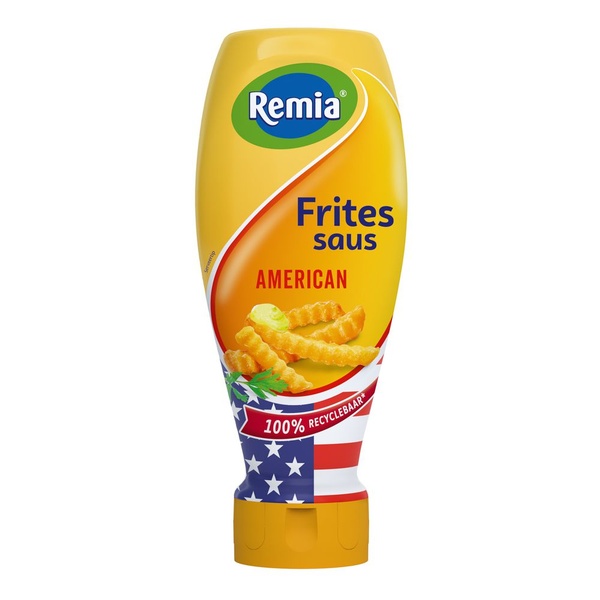 Remia American fritessaus achterkant