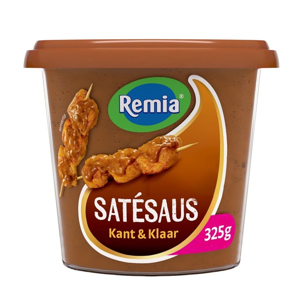 Remia satésaus kant & klaar achterkant
