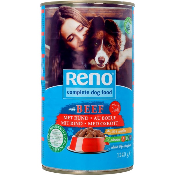 Reno hondenbrokken in saus voorkant