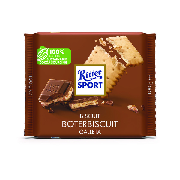 Ritter Sport boter biscuit voorkant