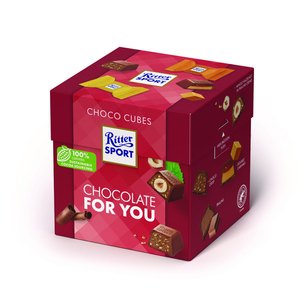 Ritter Sport choco cubes for you voorkant