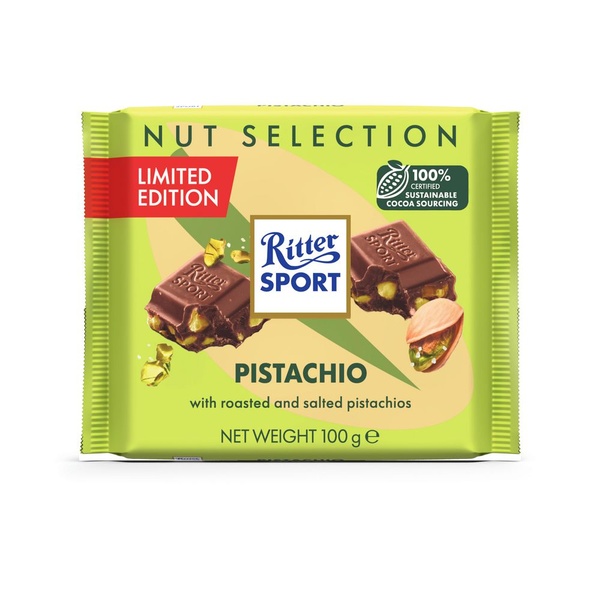 Ritter Sport pistachio voorkant
