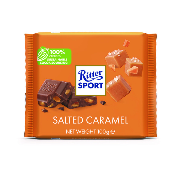 Ritter Sport salted caramel voorkant