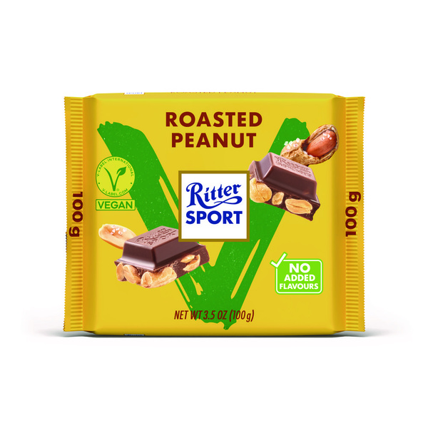 Ritter Sport vegan roasted peanut  voorkant