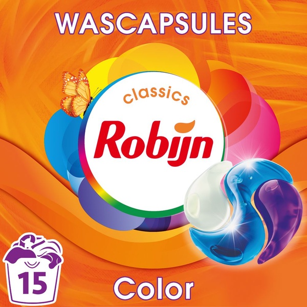 Robijn wascapsules color voorkant