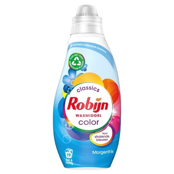 Robijn wasmiddel achterkant