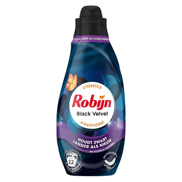 Robijn wasmiddel k&k black velvet voorkant