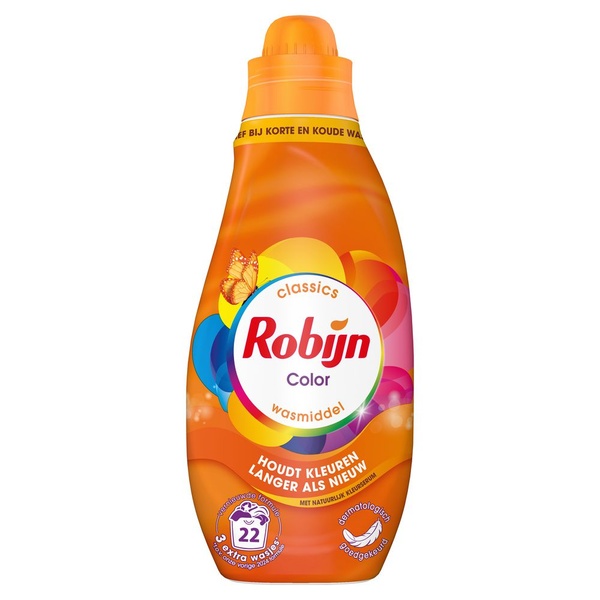 Robijn wasmiddel k&k color voorkant