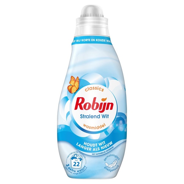 Robijn wasmiddel k&k stralend wit voorkant