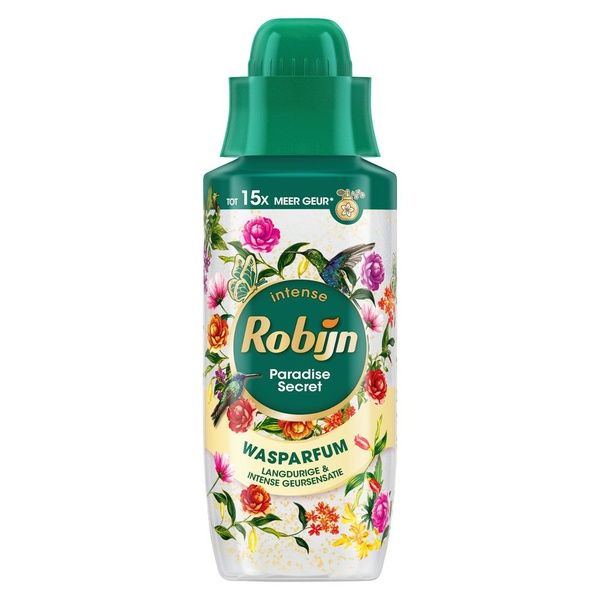 Robijn wasparfum paradise secret voorkant