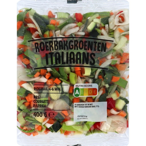 roerbakgroenten Italiaans voorkant