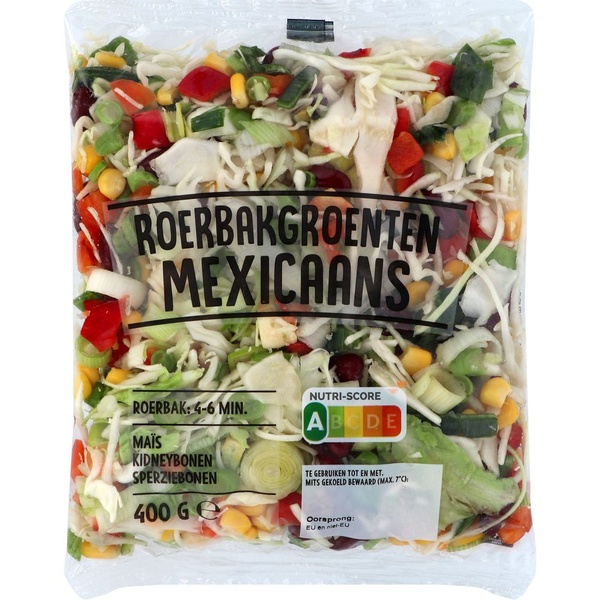 roerbakgroenten Mexicaans voorkant