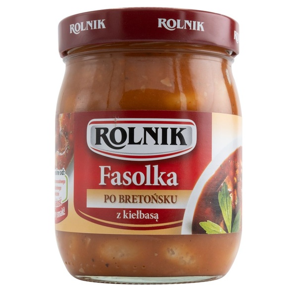 Rolnik Bretonse bonensoep met worst voorkant