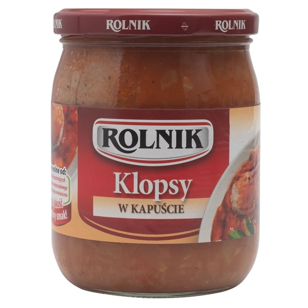 Rolnik klopsy gehaktballetjes in kool voorkant