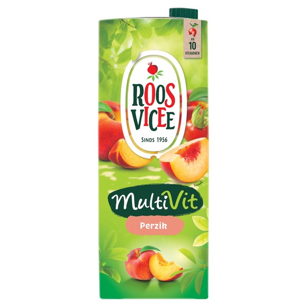Roosvicee multivit perzik voorkant