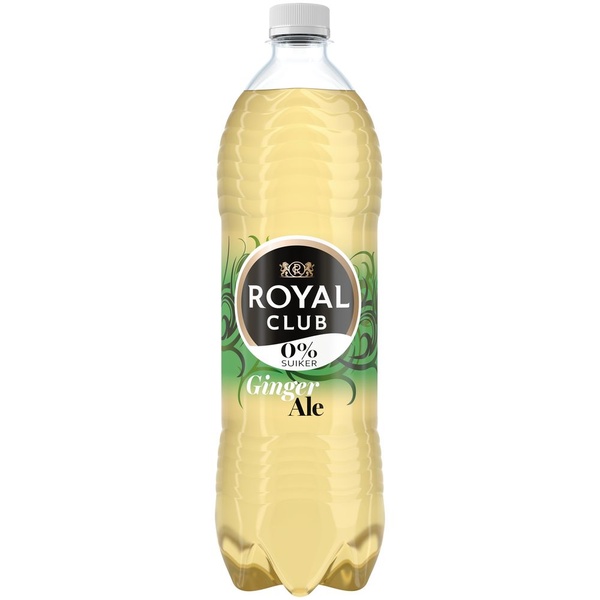 Royal Club ginger ale 0.0 voorkant