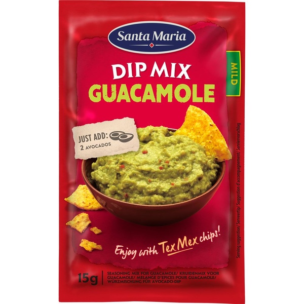 Santa Maria kruidenmix guacamole mild voorkant