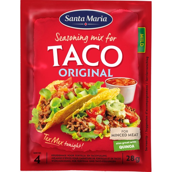 Santa Maria kruidenmix taco mild voorkant