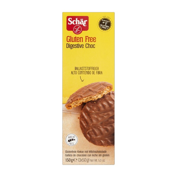 Schar koek digestive choco voorkant