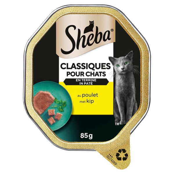Sheba classic pate kip voorkant