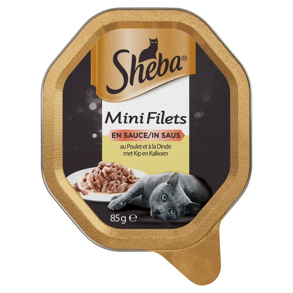 Sheba mini filets in saus gevogelte voorkant