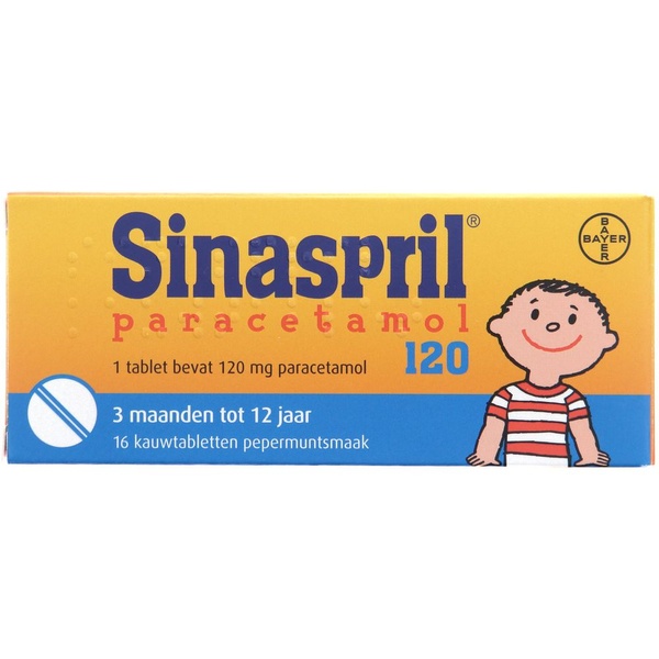 Sinaspril sinaspril kauwtabletten voorkant