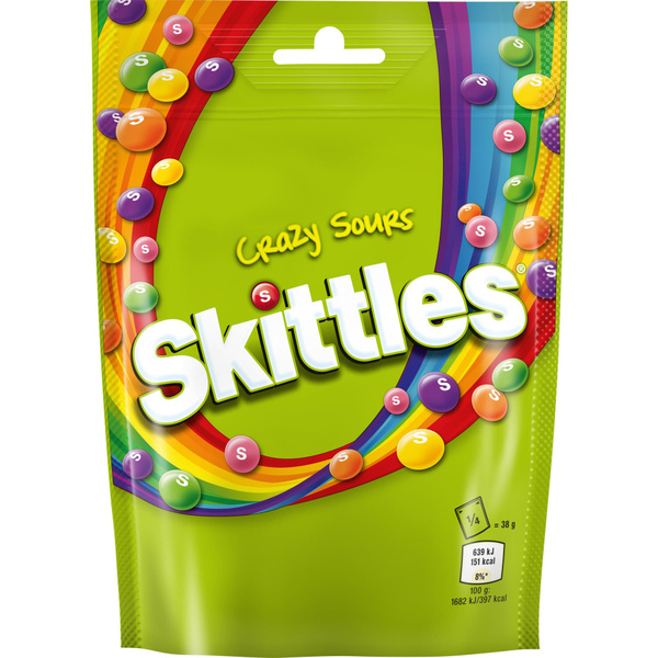 Skittles Skittles Snoep Crazy Sours voorkant