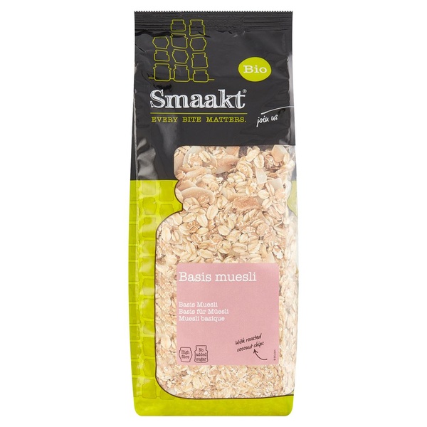 Smaakt Muesli Basis voorkant